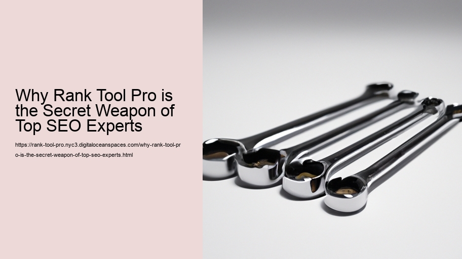 Why Rank Tool Pro is the Secret Weapon of Top SEO Experts